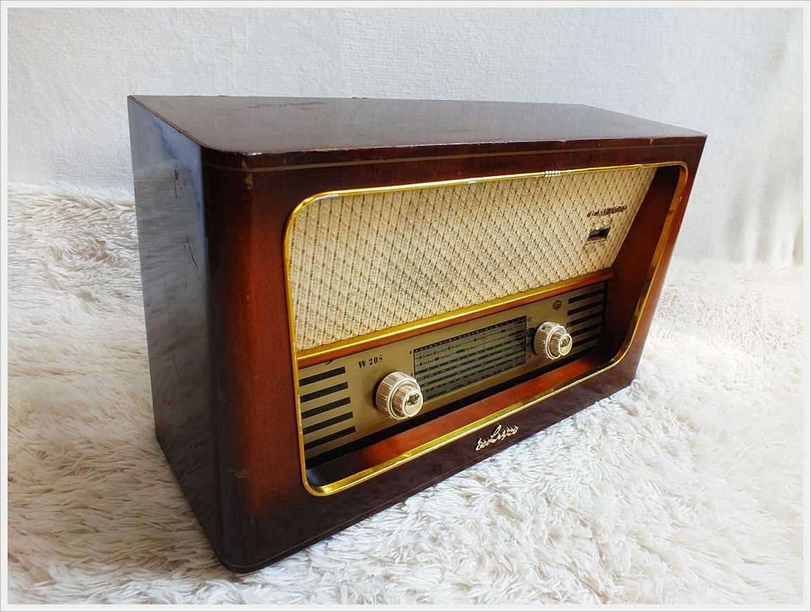 Stare lampowe Radio Sonneberg ILUMENAU 850 DeLuxe z lat 60-tych