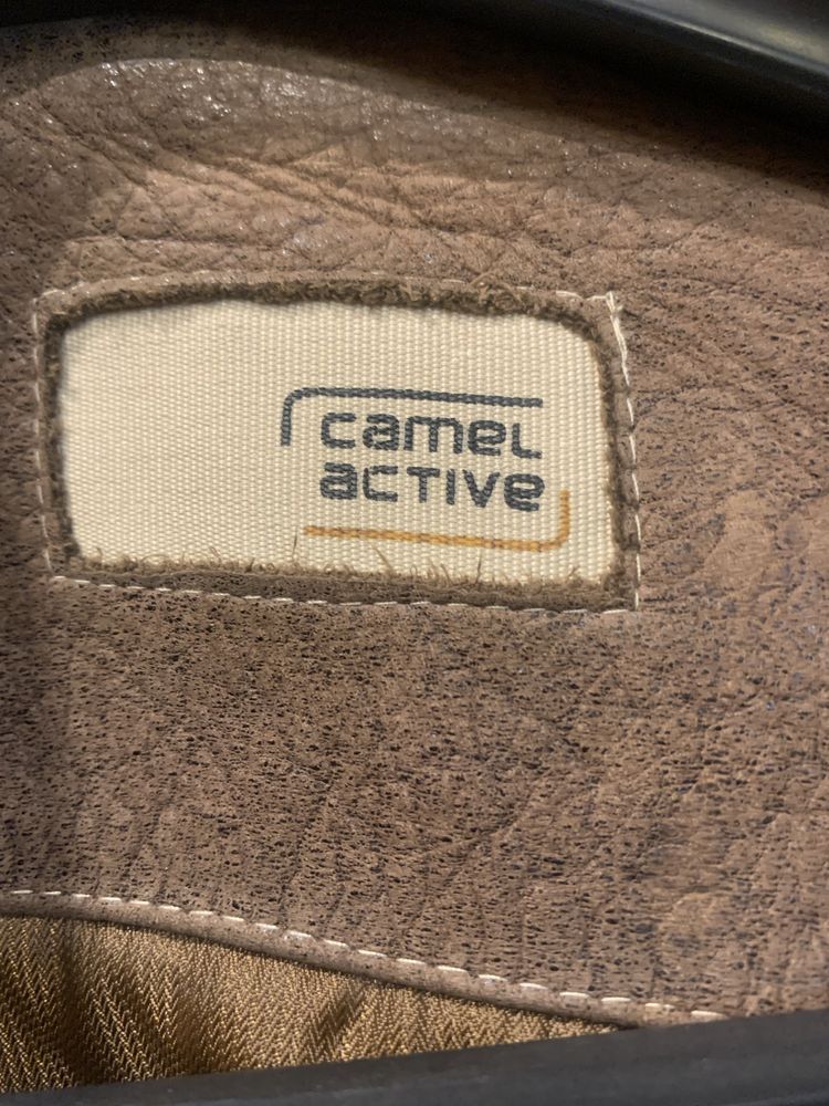 Camel Active kurtka skórzana  męska