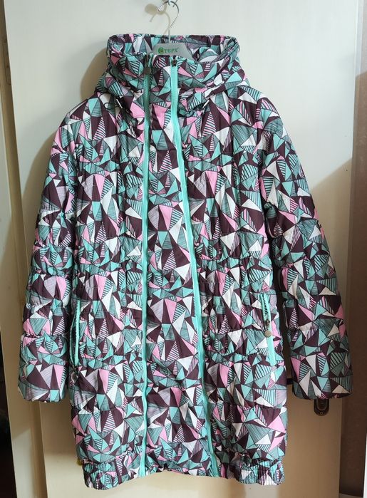 Зимова курточка для вагітних, слінгокуртка 3 в 1