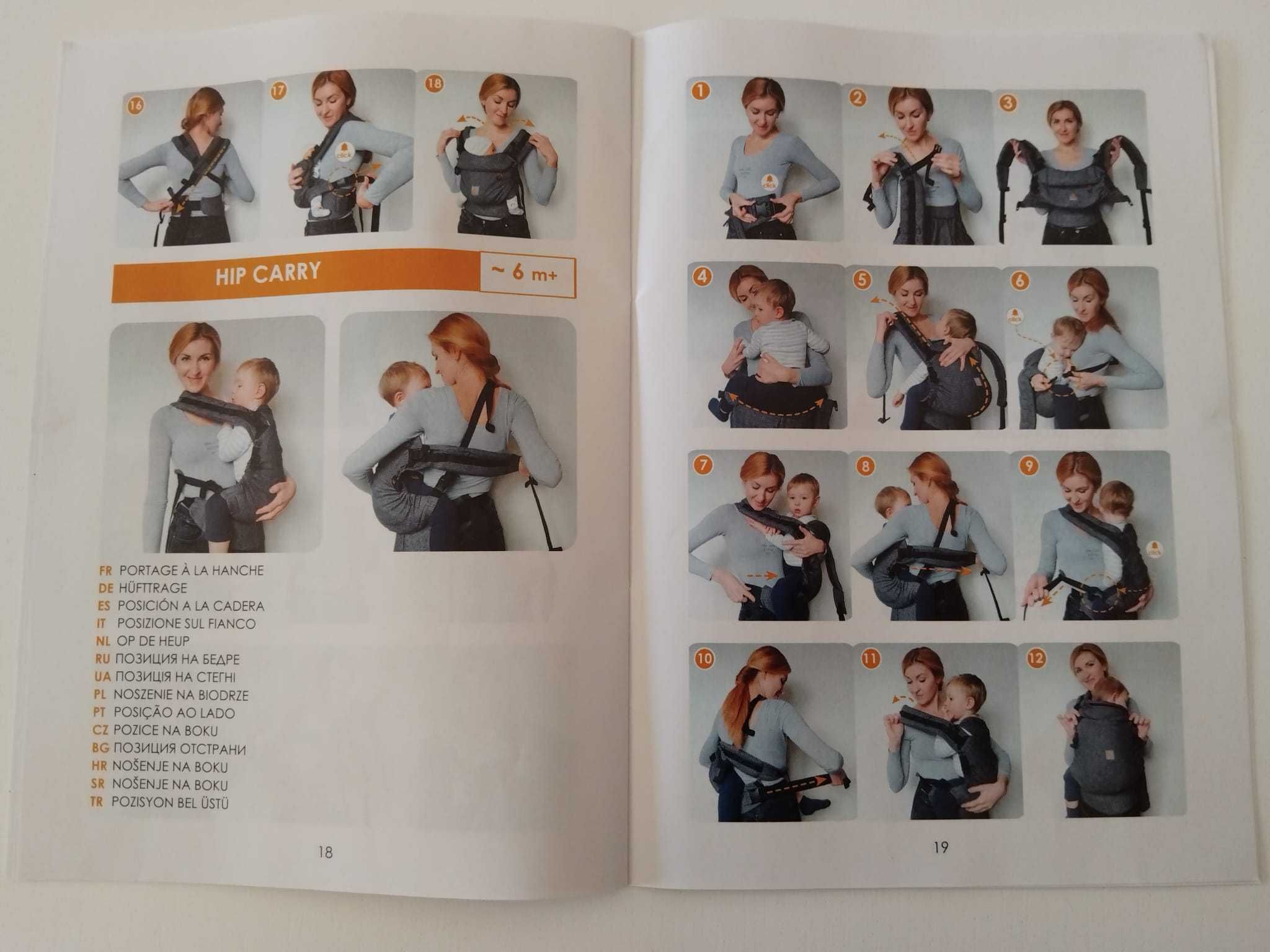 Mochila para carregar bébé - Nashsling