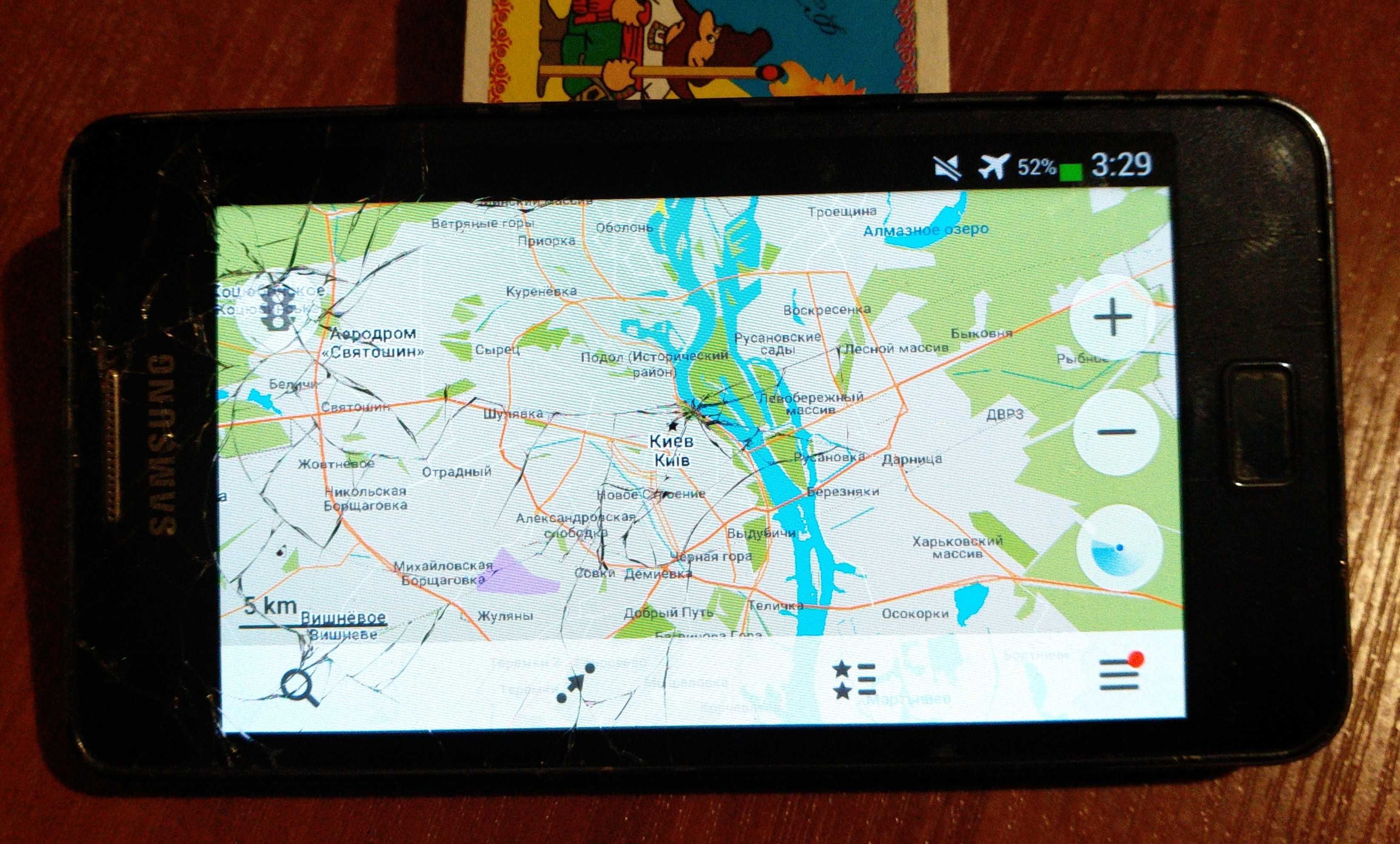 Карманный GPS-навигатор с offline картой