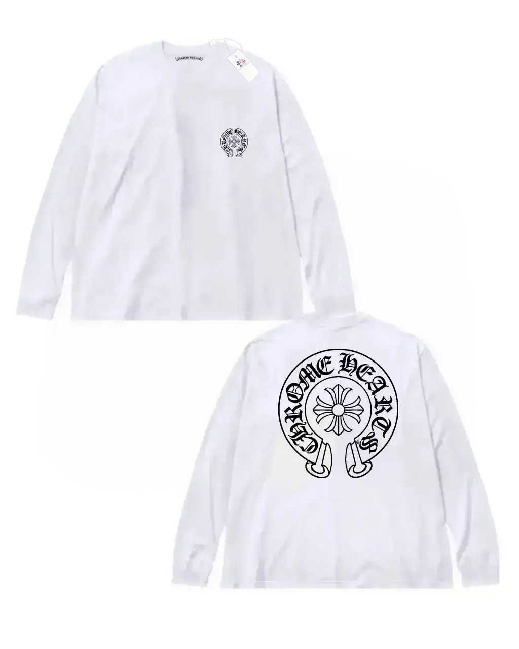 Лонгслив Chrome Hearts Logo унисекс Хром Хартс