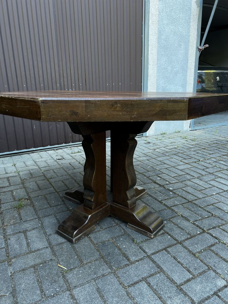 Stół do jadalni kolonijny drewniany