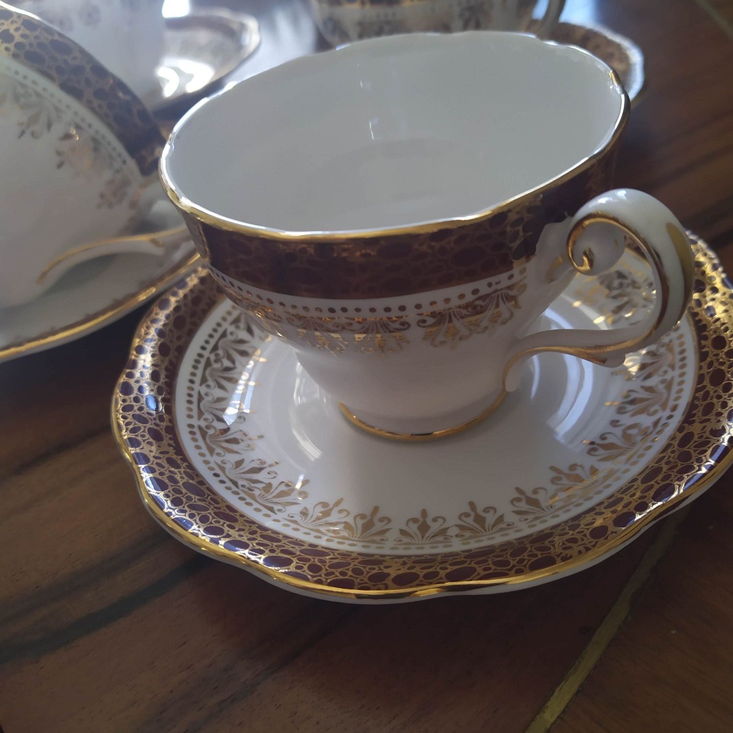 Serviço Numerado Porcelana Inglês de Chá/Café "Royal Standard"