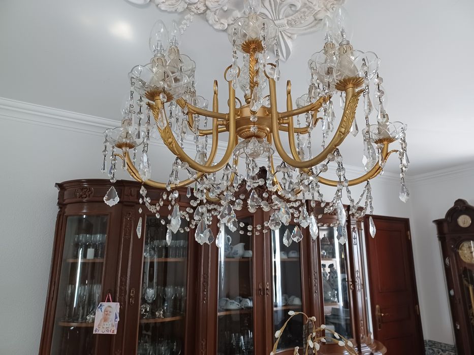 Candeeiro  de cristal vintage