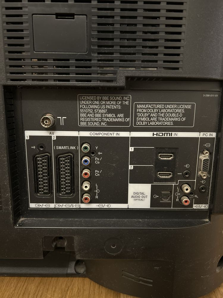 Telewizor Sony KDL-46W4000 LCD uszkodzony ekran