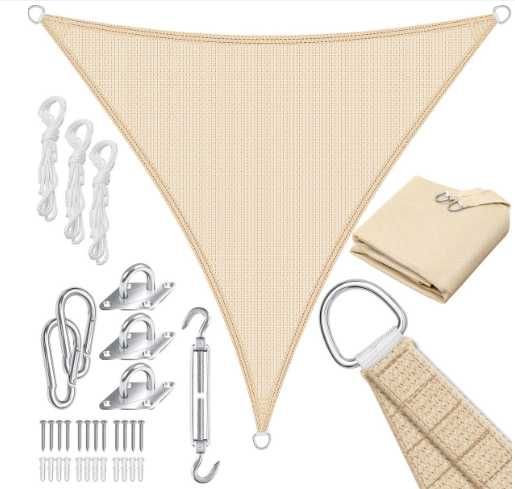 Żagiel przeciwsłoneczny KESSER 3x3x3 m