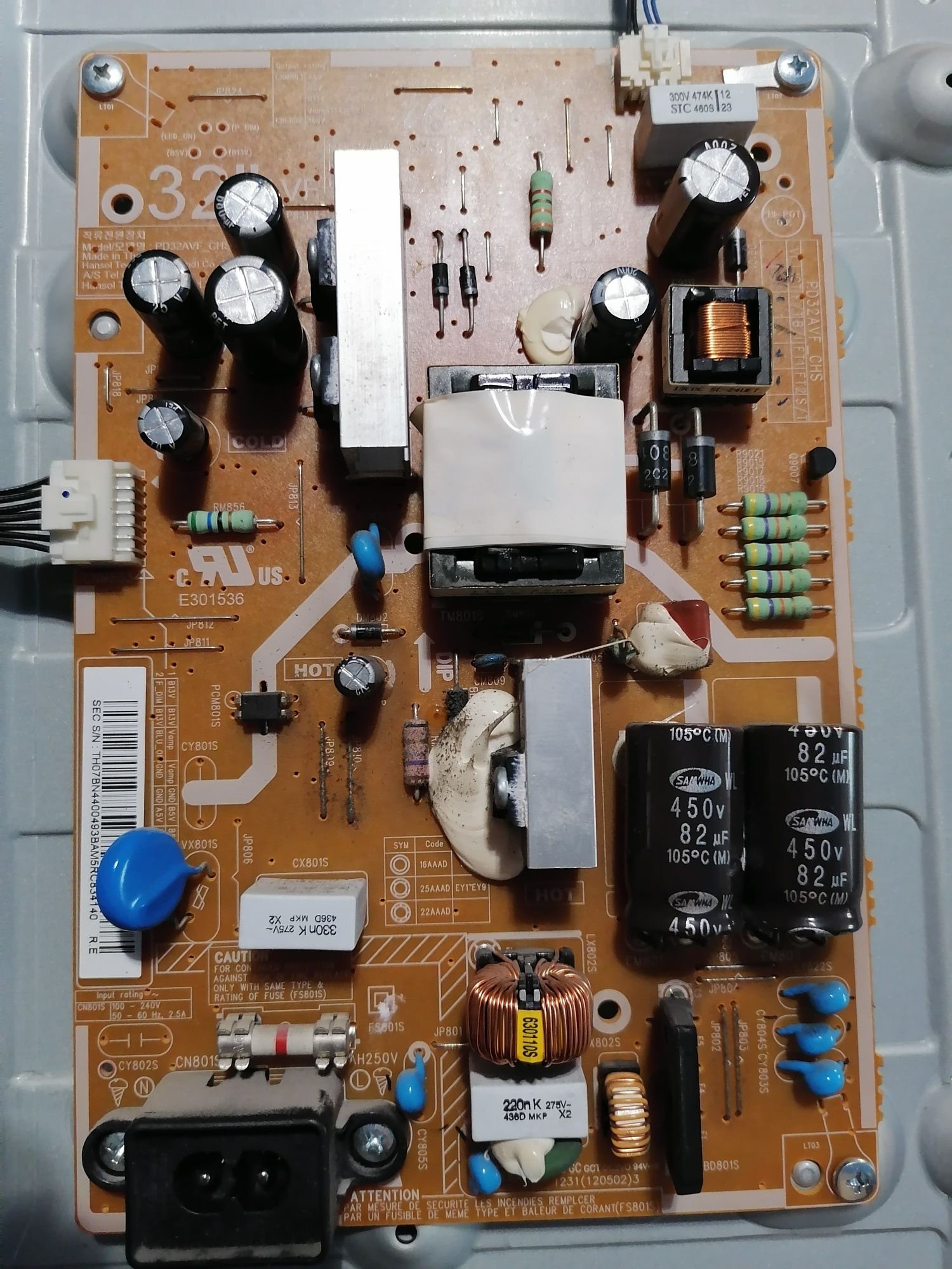 Samsung UE32EH5007K по запчастинах