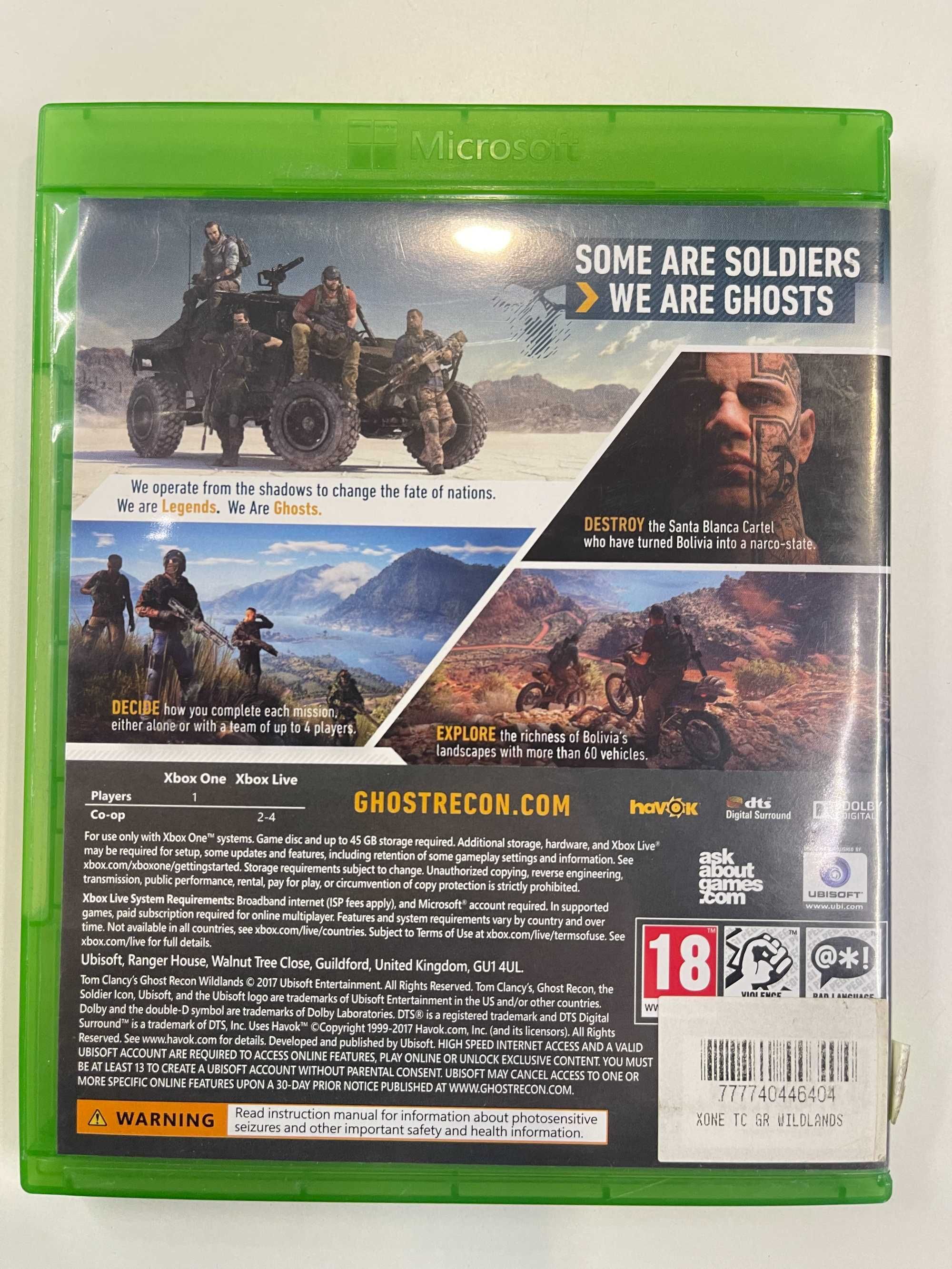 Tom Clancy's Ghost Recon Wildlands Xbox One