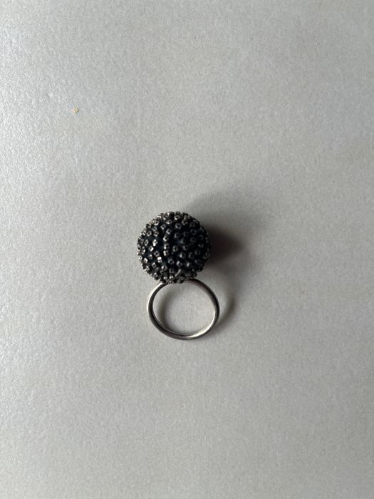 Pierscionek srebrny/owoce guzikowca/ jubilerska 15