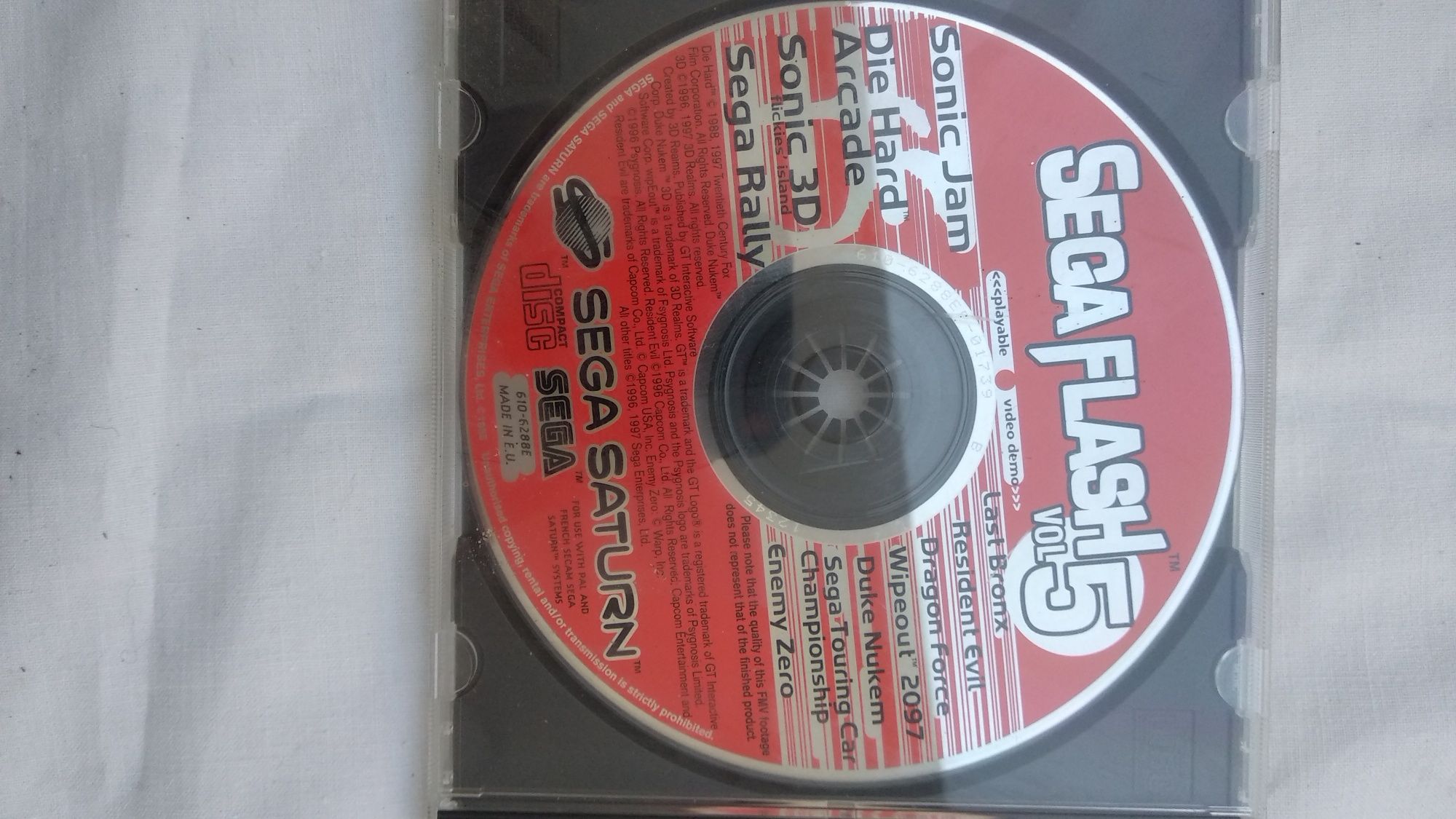 SEGA SATURN com jogos