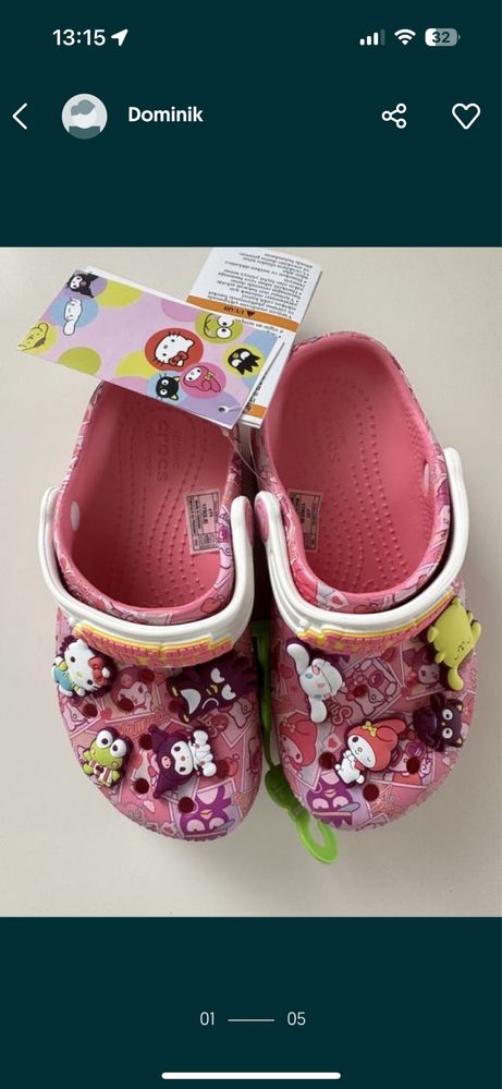 Crocs Sanrio Hello kitty c11 nowe Krakow