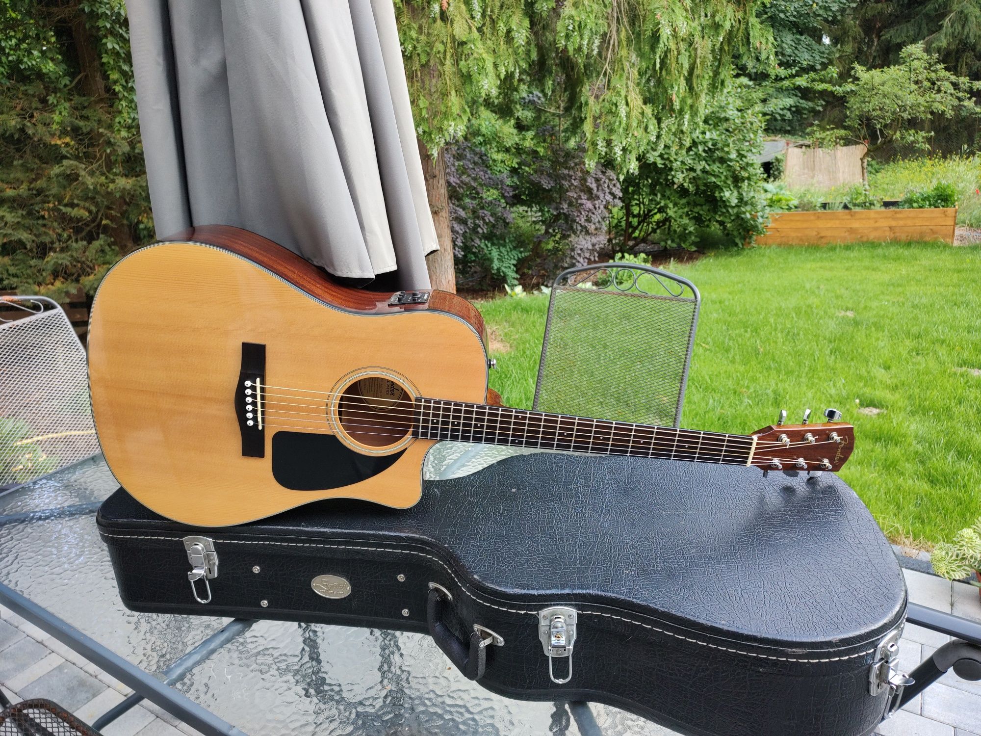 Fender CD-60CE NAT gitara elektroakustyczna CASE Świetny zestaw  !!