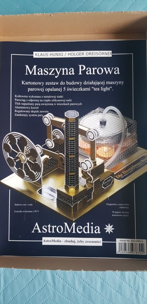 Zestaw maszyna parowa do samodzielnej budowy AstroMedia