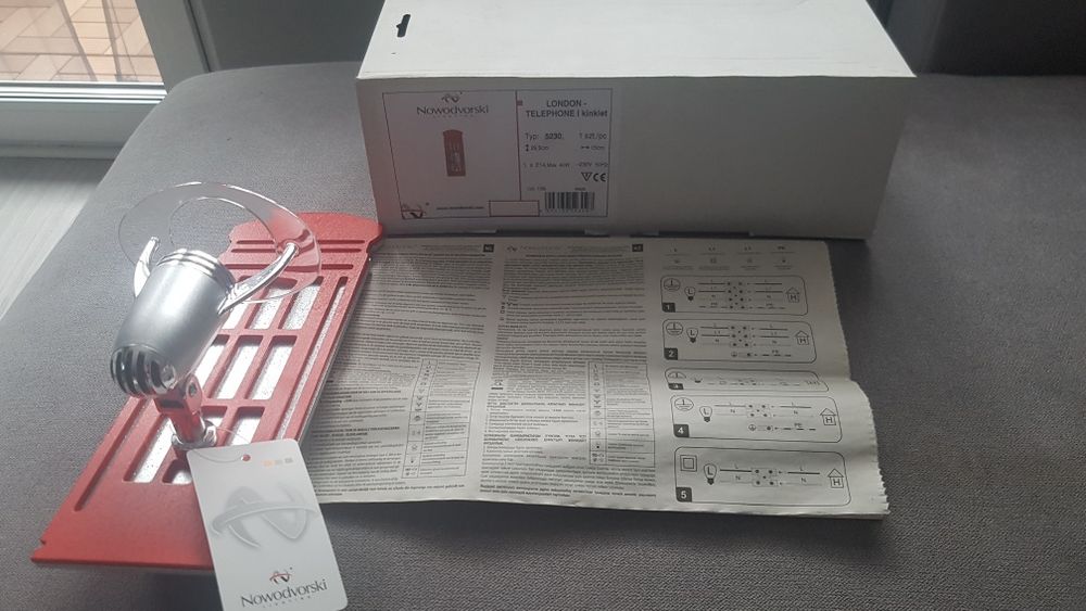 Kinkiet lampka London-Telephone