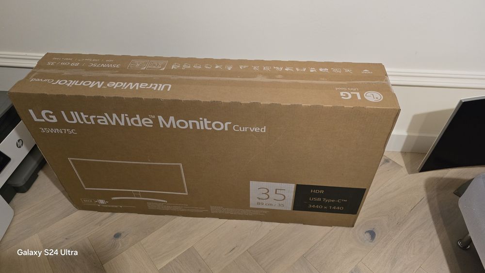 Nowy monitor LG 35WN75C | 35” UltraWide QHD | Gwarancja 24 m-ce | Oryg