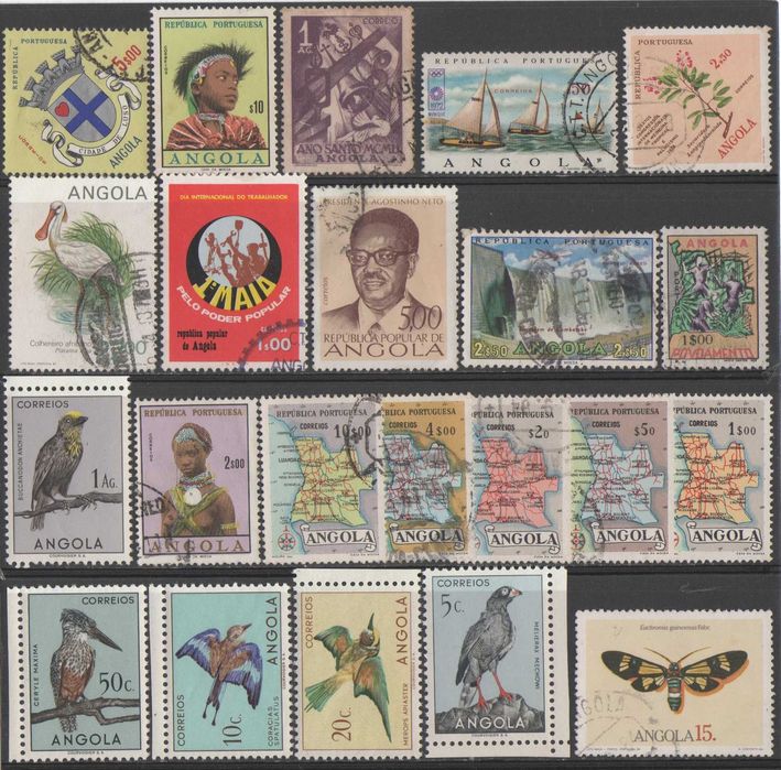 Filatelia: Angola - 67 selos