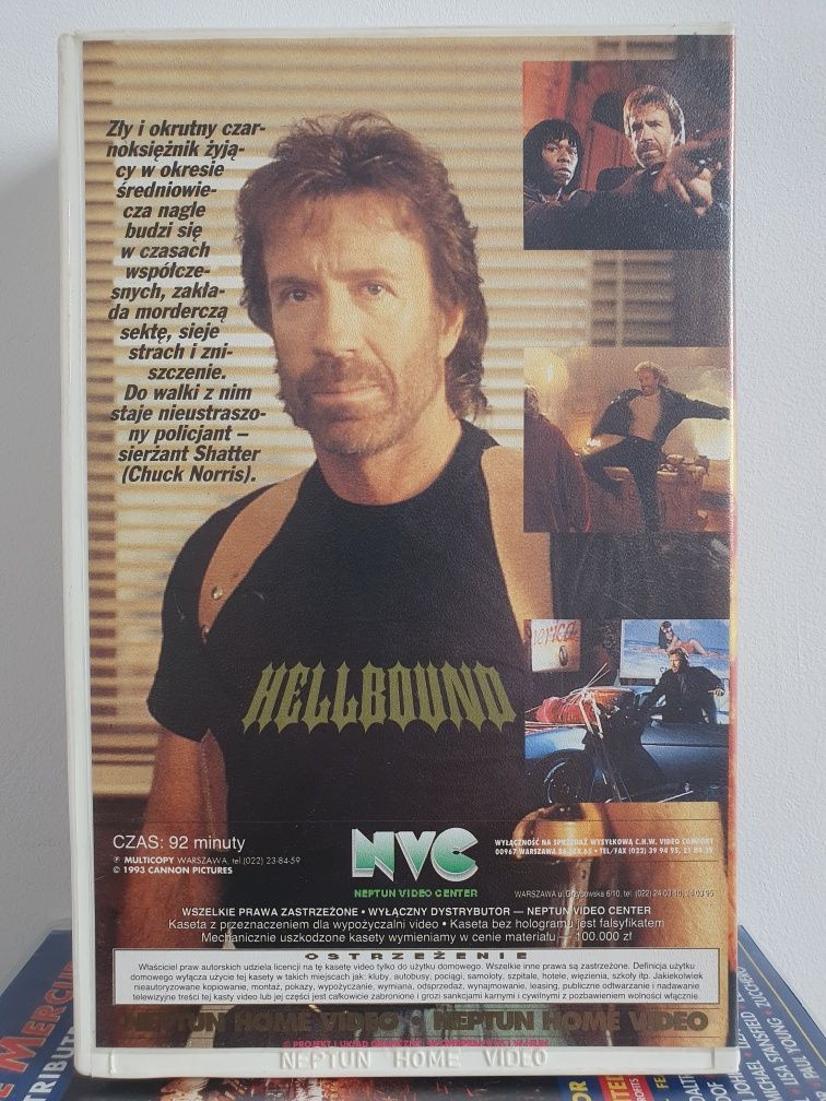 Hellbound Chuck Norris on VHS