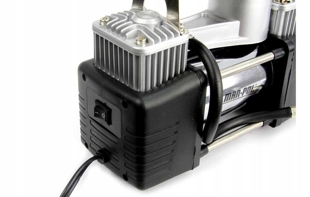 Kompresor Samochodowy 12V 240W 180PSI z Wężem i Manometrem Mar-Pol