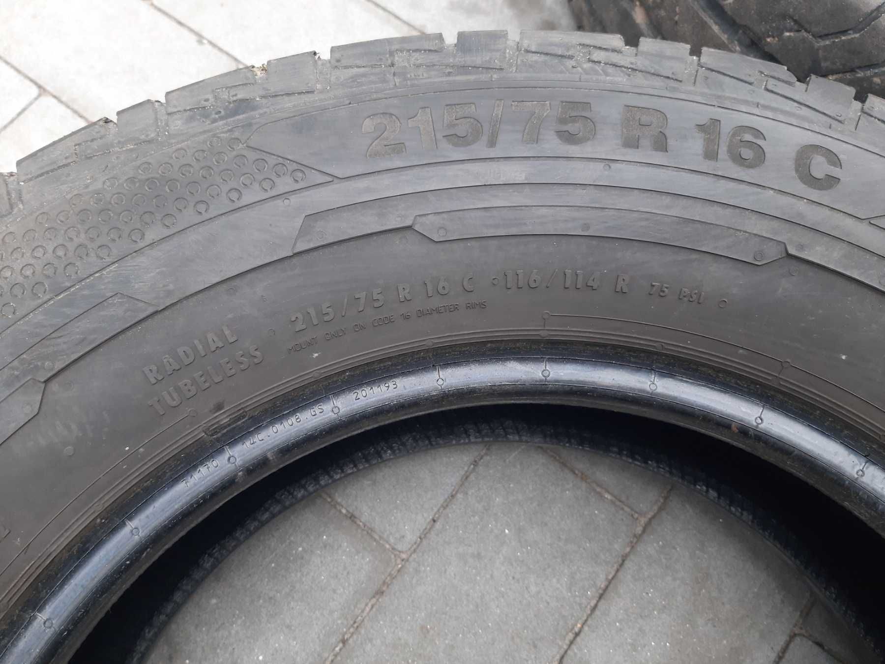 Продам ШИНУ CONTINETAL ContiVanContact  100  215/75 R 16 С