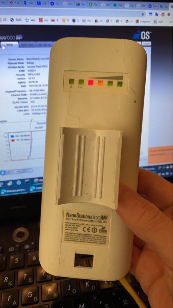 Wi-Fi радіо міст Ubiquiti nanostation M 2шт