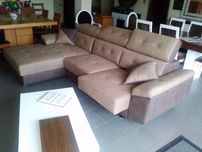 Sofá Confort c/ Chaiselong em Micro-Fibra (Art. Novo)
