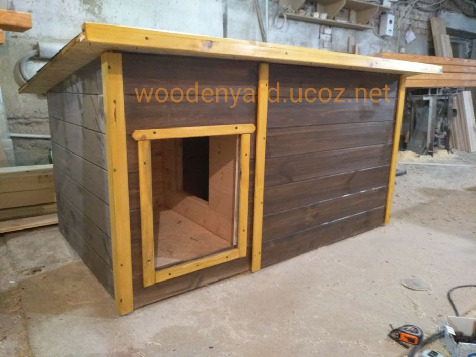 Будка из дерева для собак. В наличии