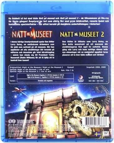 Noc w muzeum 1,2  2 x BLU-RAY, w.PL