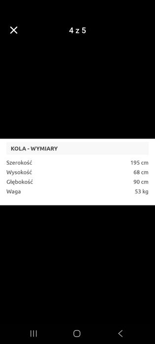 Tapczan jednoosobowy Kola