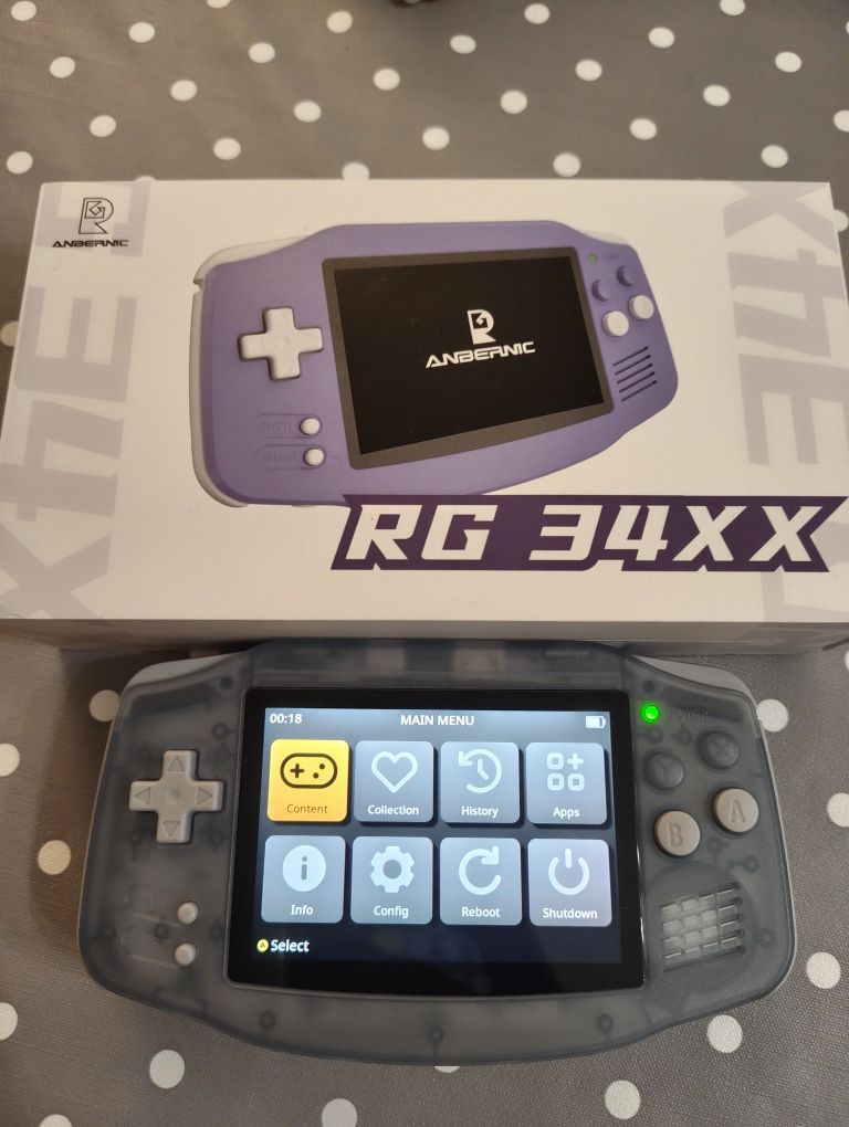 Consola Retro Anbernic rg34xx + micro SD 64gb