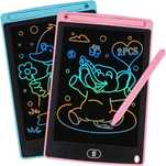 Tablet do pisania LCD dla dzieci 2 sztuki