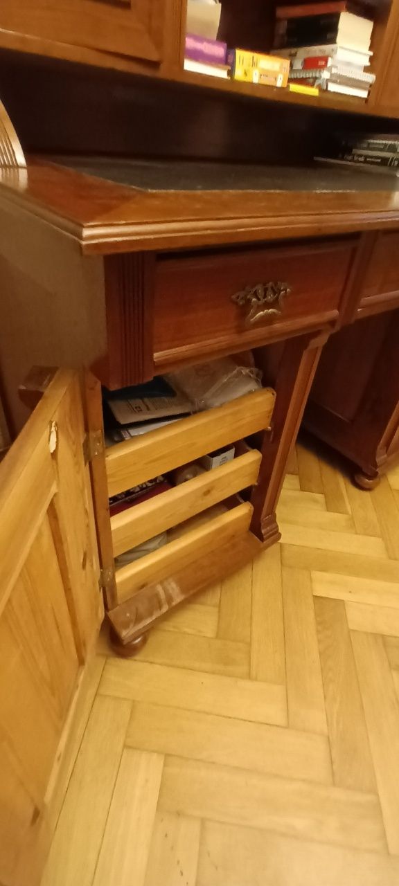Antyk biurko drewniane