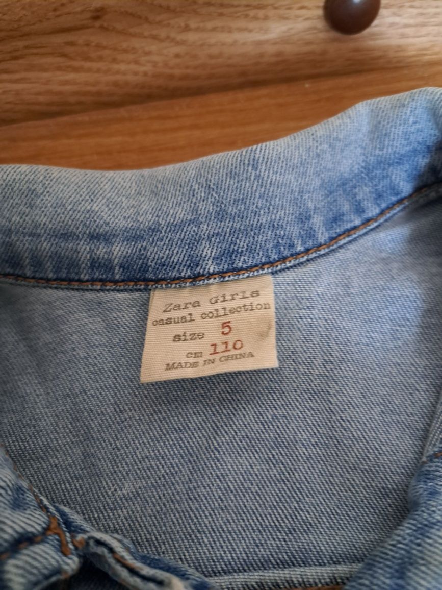 Katana jeansówka dla dziewczynki Zara r. 110