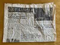 Archiwalna gazeta Życie Warszawy 12. 07 1983 r scrapbooking DIY