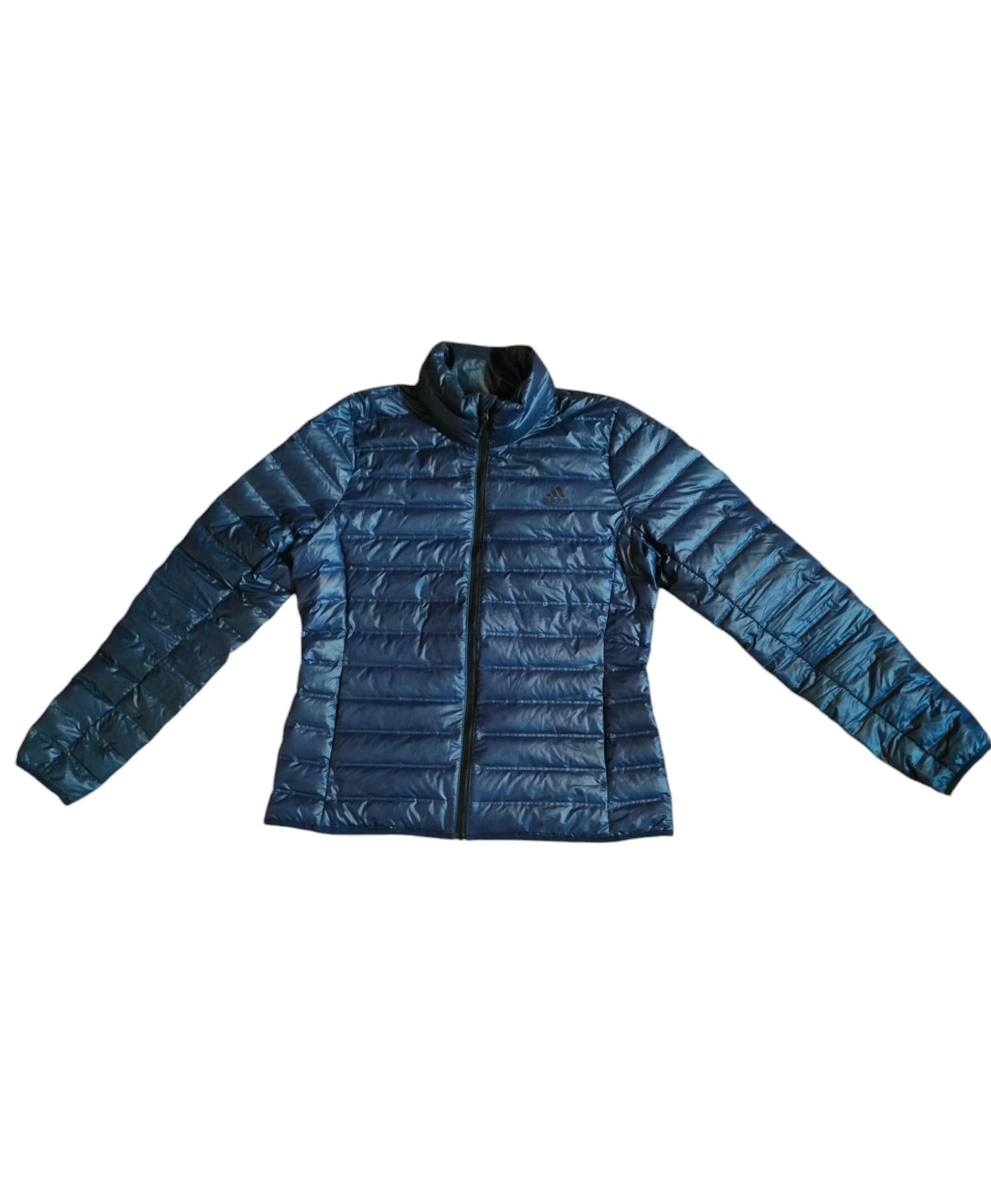 Damska granatowa pikowana kurtka adidas r. M