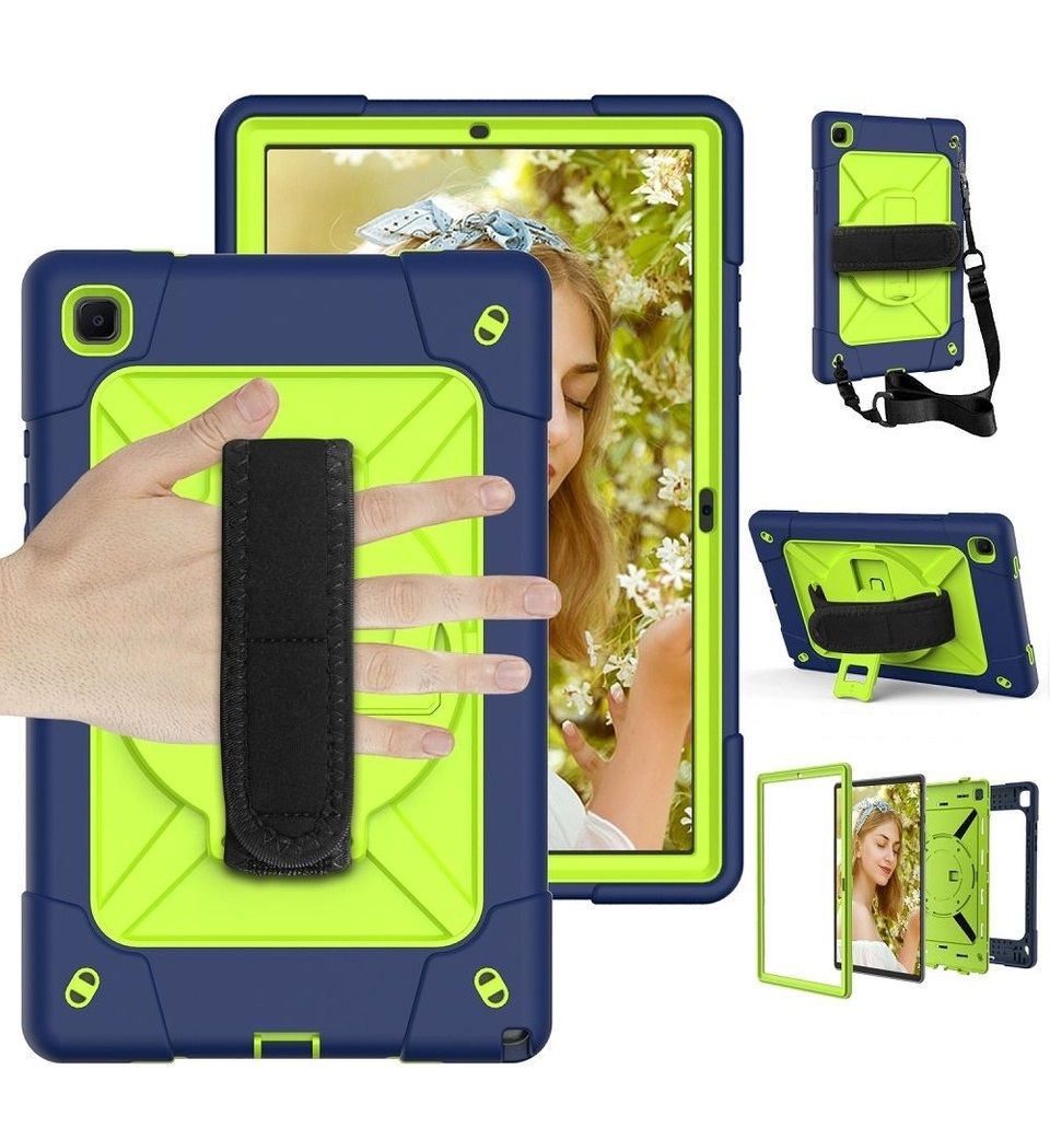 Etui do Samsung Galaxy Tab A7 10.4” Podstawka i Pasek na Ramię Zielone
