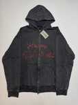 Зіп Худі Balenciaga Happy Valentine’s M L Washed Black ERD Vetements