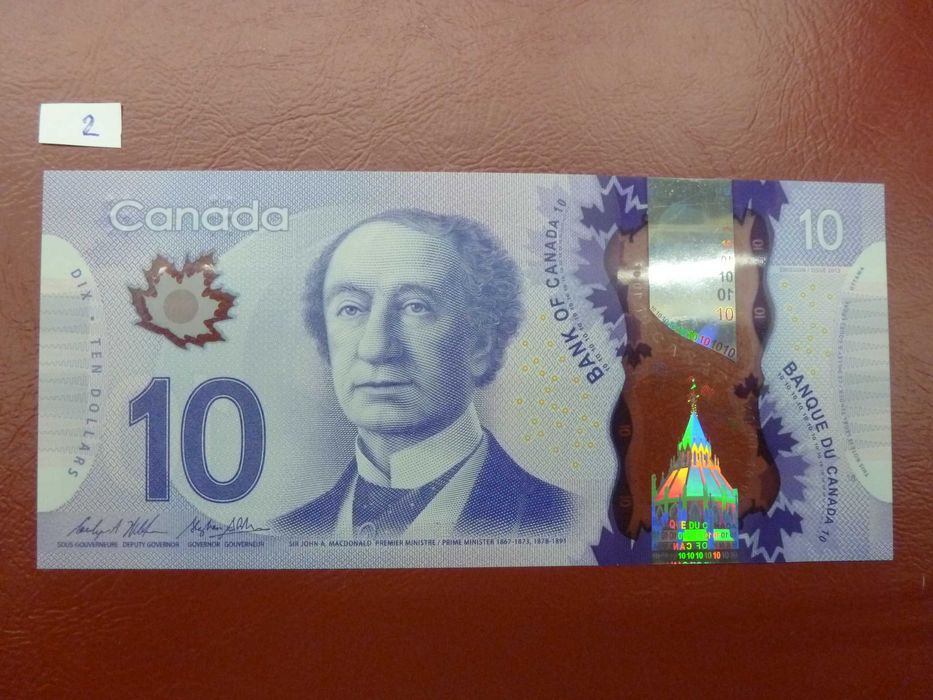 Banknot polimerowy Kanada 10 dolarów