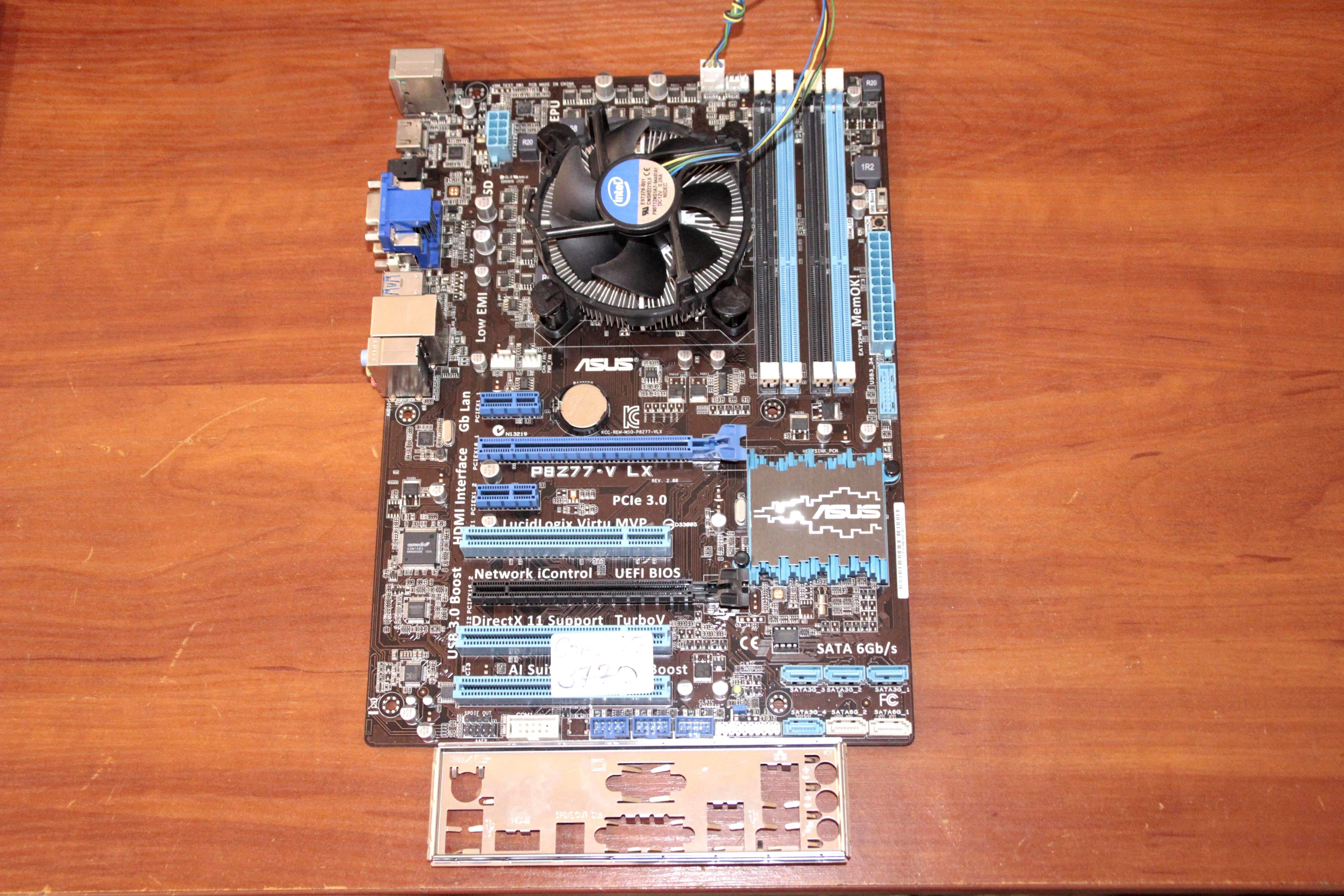 ‼️ Процессор Intel Core i7 3770 3.4 ГГц, плата Asus p8z77-v lx