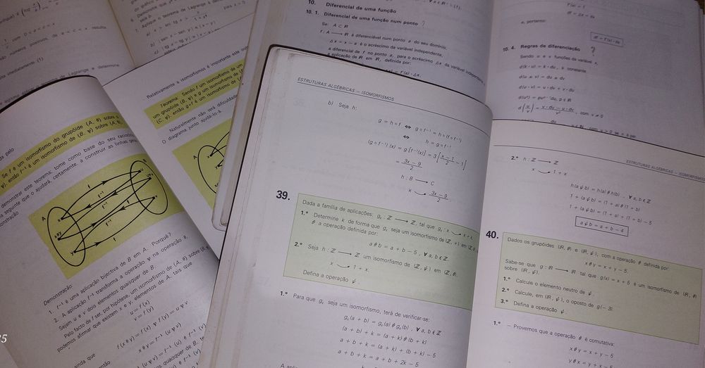 Conjunto 12 ano. Matemática Manuais Escolares.Porto Editora.