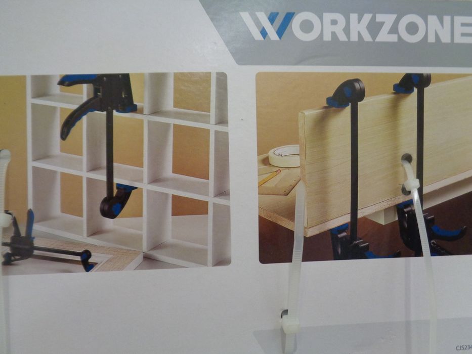 Zaciski szybko montujące - Workzone - komplet 4 sztuki