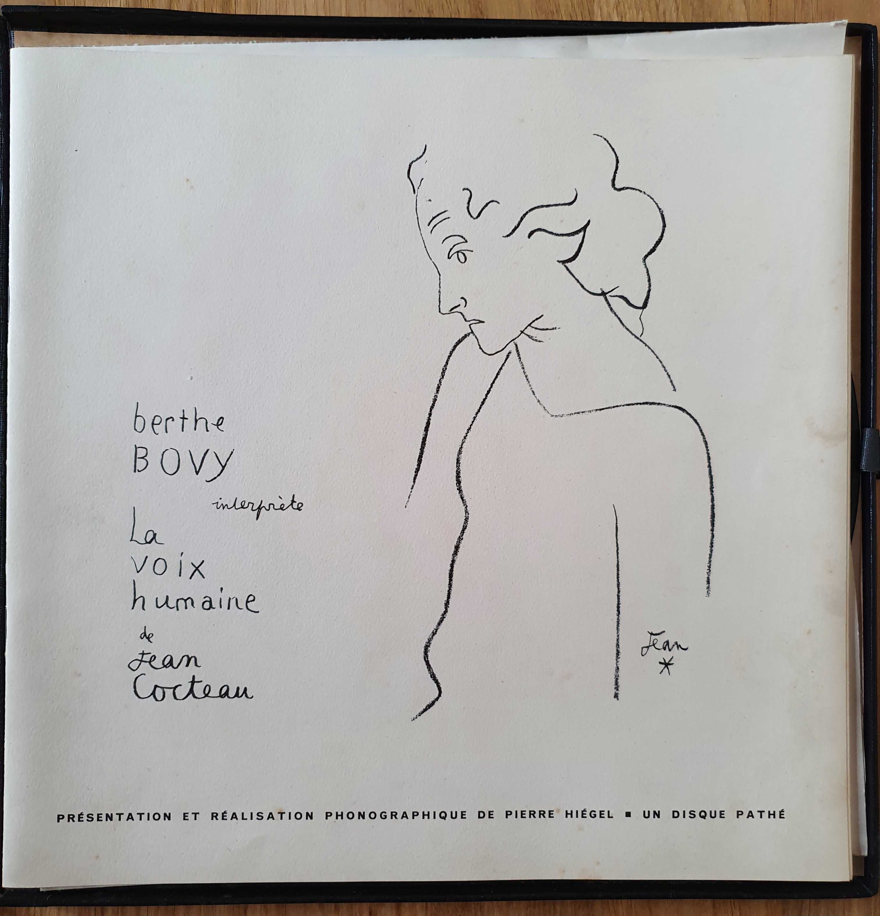 Vinil - Berthe Bovy LA VOIX HUMAINE (Pathé DTX 288, LP, 1958)