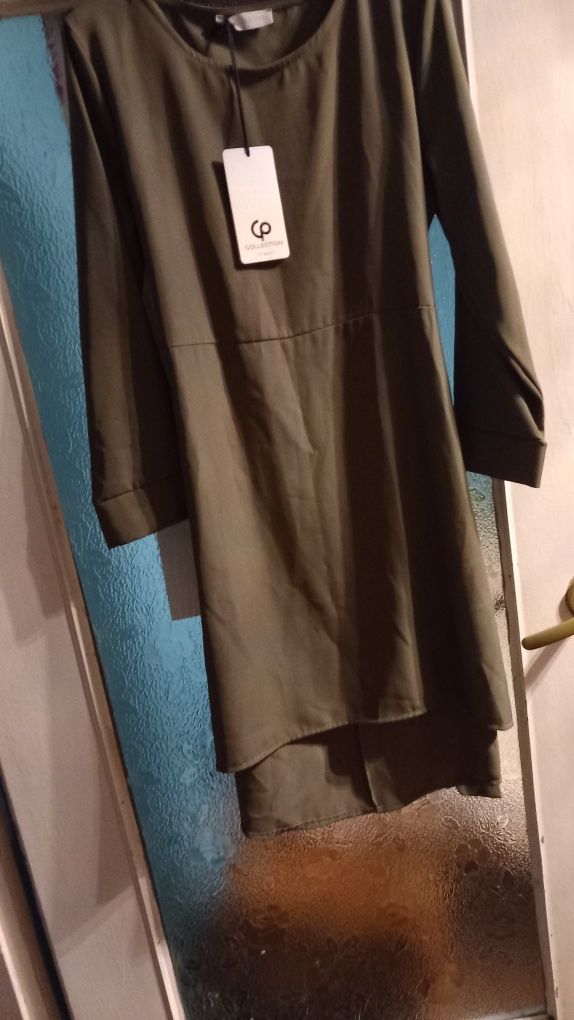 Sukienka  damska khaki