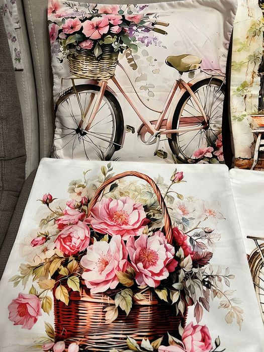 наволочки на подушки  декоративные  в прованском стиле  размер 44х44