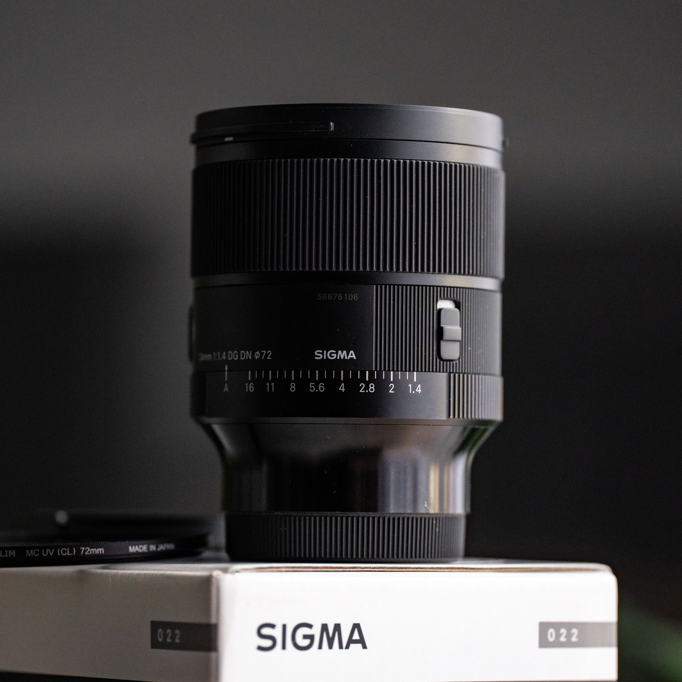 Obiektyw Sony FE Sigma 24mm f/1.4, jak nowy, faktura VAT