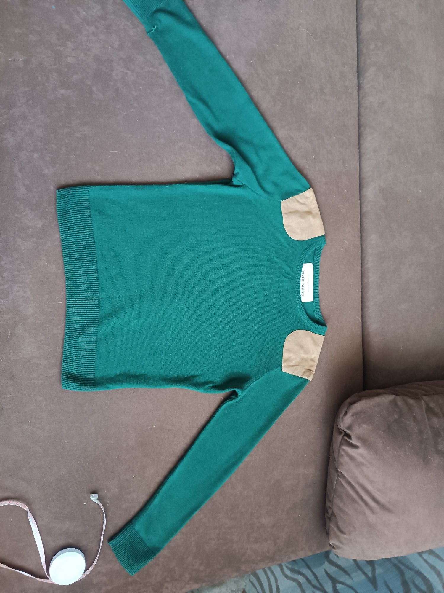 Piękny sweter zielony River Island 116