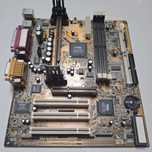 Płyta główna BIOSTAR M6VBE Slot1 AGP PCI Retro pc