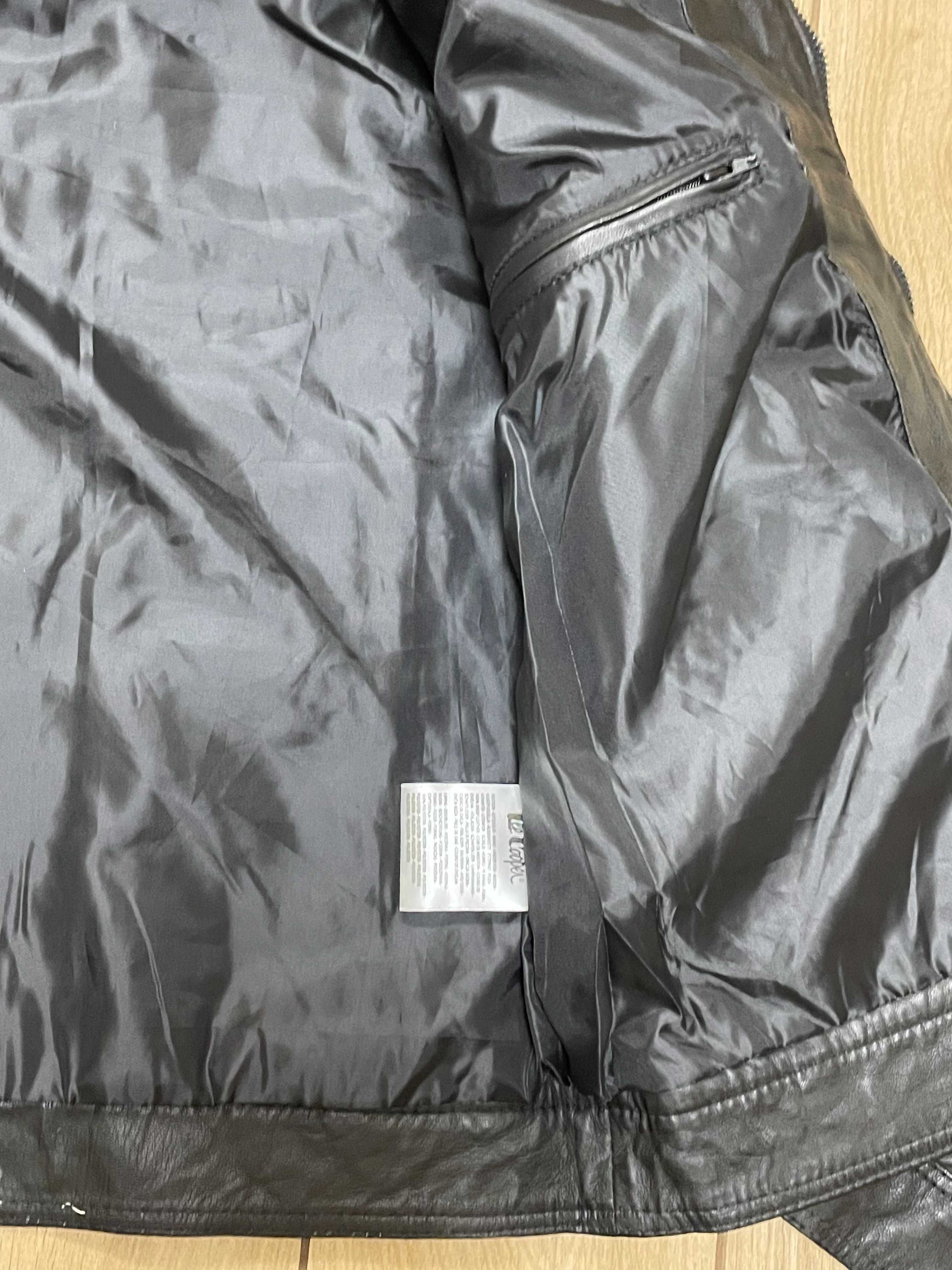 Lee Cooper stylowa kurtka męska 100% skóra owcza model BRIAG r. L