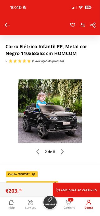 Carro Eletrico Infantil