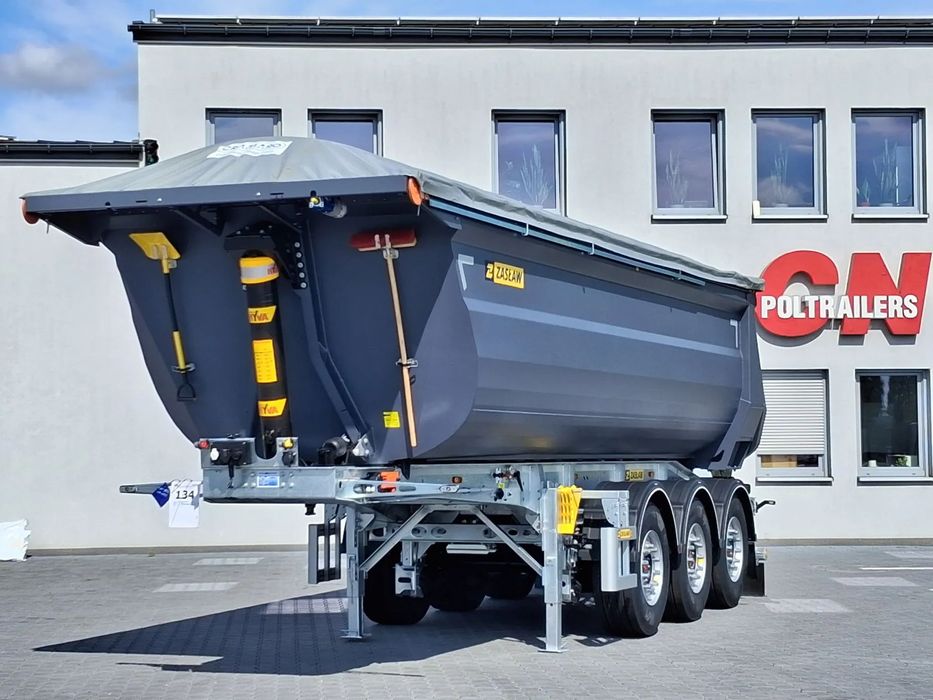 Zaslaw NOWY MODEL // Elektryczna plandeka // CAŁA HARDOX 500 24/27m3  Możliwość wynajmu // Możliwość testów przed zakupem
